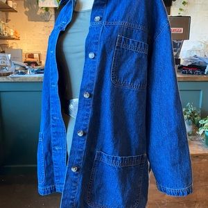 Vintage Oversized Denim Shacket